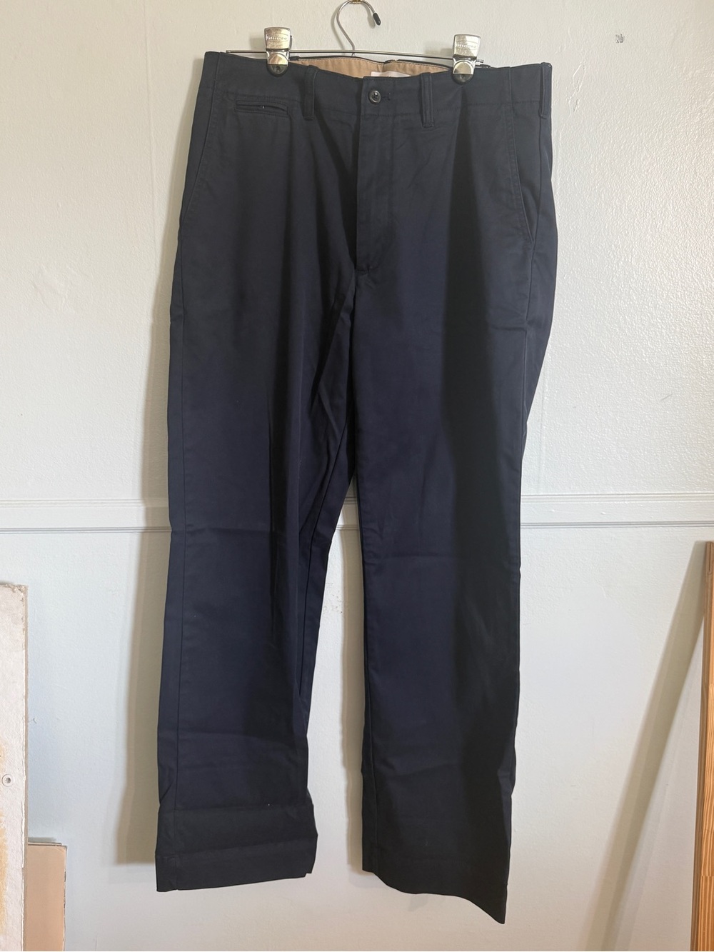 Banana Republic Navy Relaxed Fit Pants